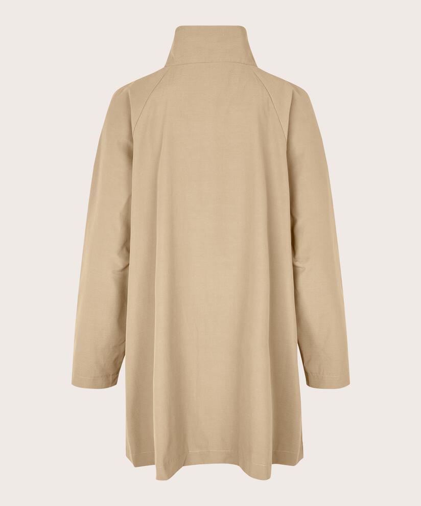 manteau avec boutons et col montant, Safari