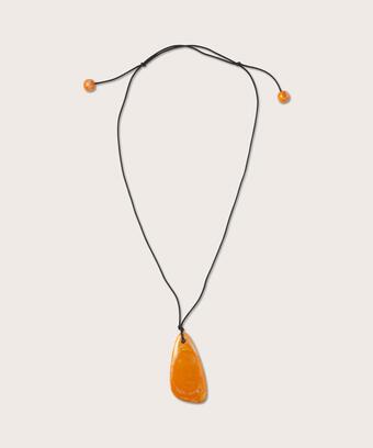 collier ajustable avec perles marbrées, Inca Gold