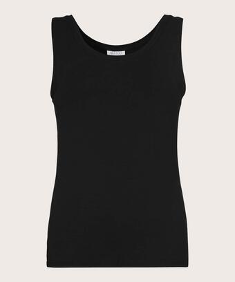 Débardeur En Viscose Douce, Black