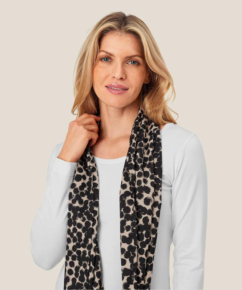 écharpe en viscose imprimée, Fog