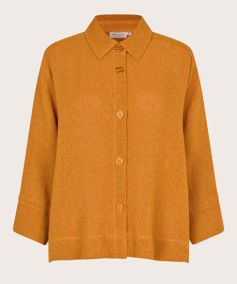 veste bouclée à manches 3/4, Inca Gold